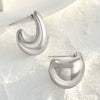 Alloy Drop Shape Electroplated Punk Style Women's Earrings