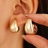 Alloy Drop Shape Electroplated Punk Style Women's Earrings
