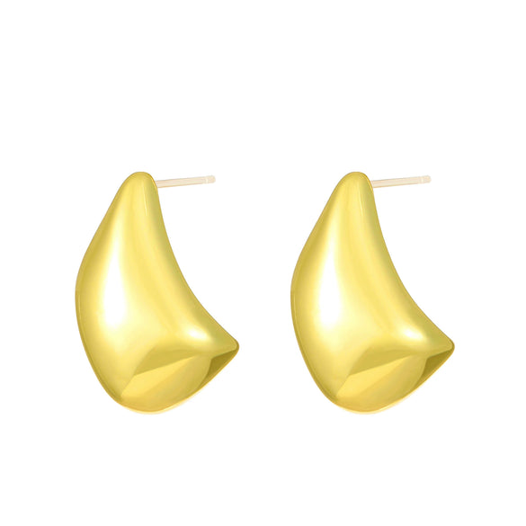 Alloy Drop Shape Electroplated Punk Style Women's Earrings