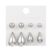 Alloy Drop Shape Electroplated Punk Style Women's Earrings