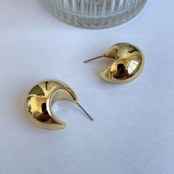 Alloy Drop Shape Electroplated Punk Style Women's Earrings