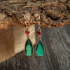 Alloy Drop Shape Fashion Mobile Castle Animation Peripheral Earrings Electroplated