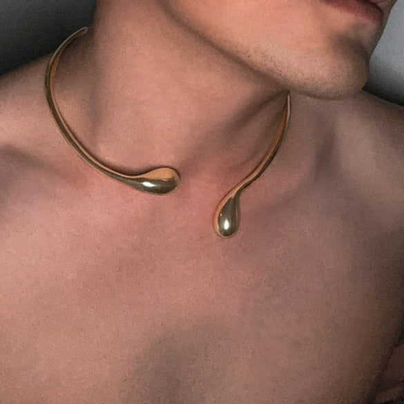Alloy Drop Shape Geometric Men's Necklace Jewelry