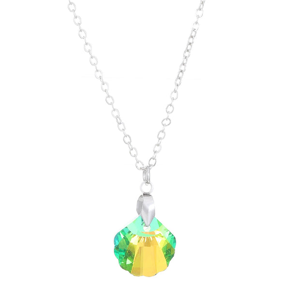 Alloy Drop Shape Pendant Necklace Women's Electroplated Natural Style Jewelry