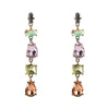 Alloy Drop Shape Simple Diamond Earrings
