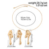 Alloy Dropshaped Geometric Liquid Metal Stud Earrings For Women With Electroplating