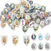 Alloy Electroplated Ancient Silver Handmade Diy Retro Pendant For Earrings And Necklace Making Materials