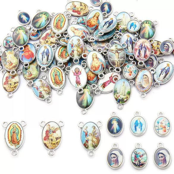 Alloy Electroplated Ancient Silver Handmade Diy Retro Pendant For Earrings And Necklace Making Materials