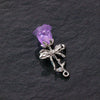 Alloy Electroplated Beaded Butterfly Love Rose Style Bracelet Necklace Accessories Diy Handmade