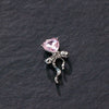Alloy Electroplated Beaded Butterfly Love Rose Style Bracelet Necklace Accessories Diy Handmade