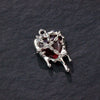 Alloy Electroplated Beaded Butterfly Love Rose Style Bracelet Necklace Accessories Diy Handmade
