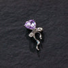 Alloy Electroplated Beaded Butterfly Love Rose Style Bracelet Necklace Accessories Diy Handmade