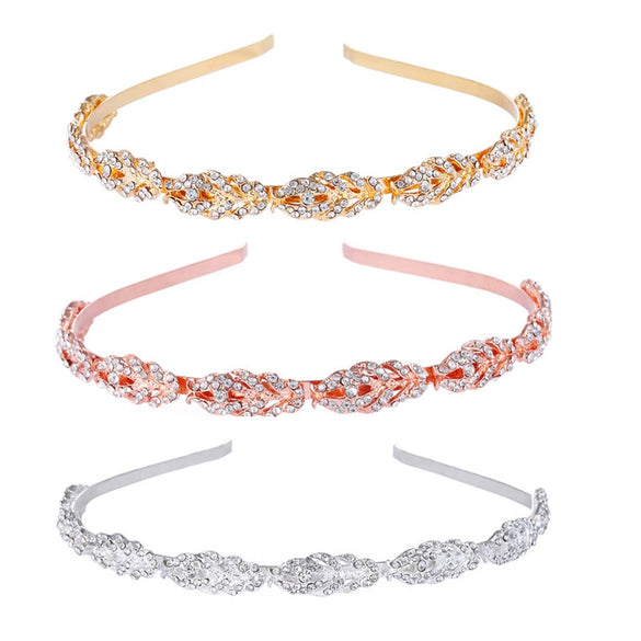 Alloy Electroplated Bridal Headband Women's Hair Accessories