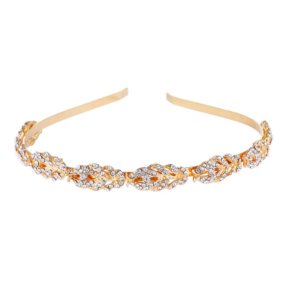 Alloy Electroplated Bridal Headband Women's Hair Accessories