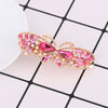 Alloy Electroplated Butterfly Rhinestone Crystal Women's Top Clip Hairpin