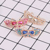 Alloy Electroplated Butterfly Rhinestone Crystal Women's Top Clip Hairpin