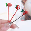 Alloy Electroplated Cartoon Fruit And Character Hairpin Women's Hair Accessories