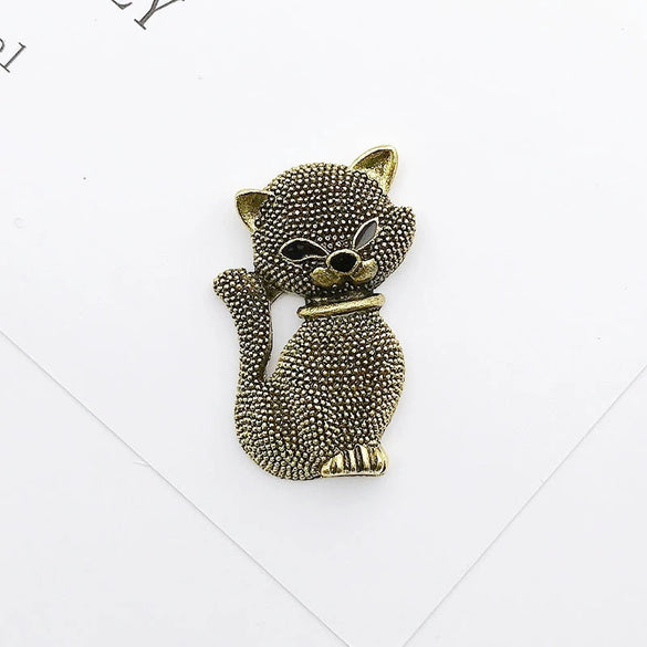 Alloy Electroplated Cat Mobile Phone Shell Diy Accessories Handmade Material