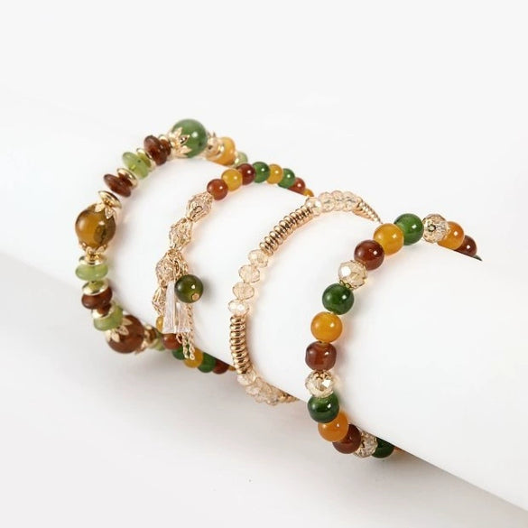 Alloy Electroplated Cold Style Sun And Moon Open Bracelet For Women