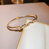 Alloy Electroplated Cold Style Sun And Moon Open Bracelet For Women