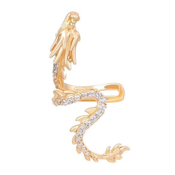 Alloy Electroplated Dragonshaped Zodiac Unisex Earring