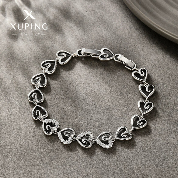 Alloy Electroplated Elegant Love Bracelet For Women