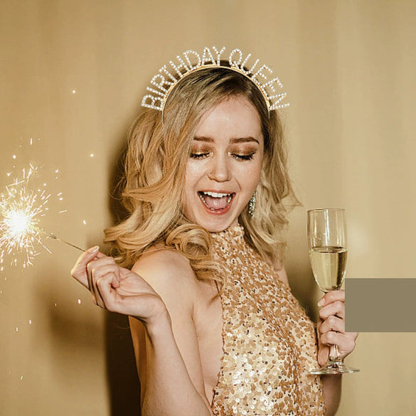 Alloy Electroplated Fashion Princess Crown Headband For Party Decoration