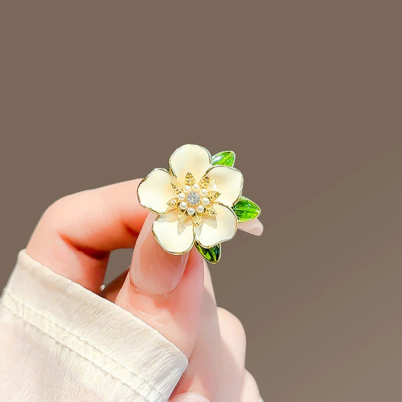 Alloy Electroplated Flower Style Women's Antilight Brooch Clothes Corsage Accessories
