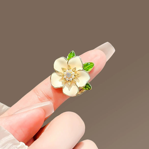 Alloy Electroplated Flower Style Women's Antilight Brooch Clothes Corsage Accessories