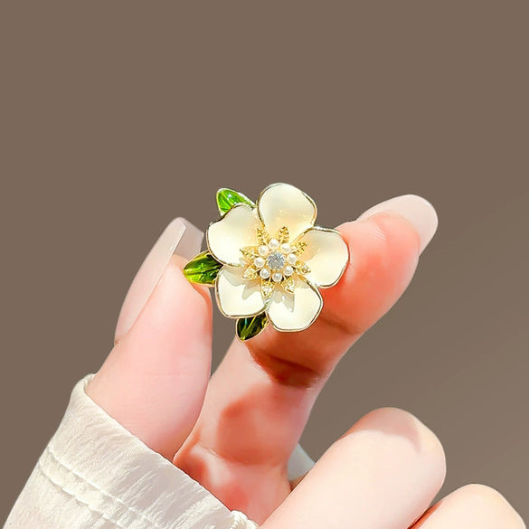 Alloy Electroplated Flower Style Women's Antilight Brooch Clothes Corsage Accessories