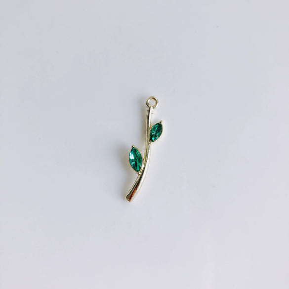 Alloy Electroplated Fresh Asymmetric Onepiece Lollipop Branch Earrings Jewelry Accessories