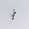 Alloy Electroplated Fresh Asymmetric Onepiece Lollipop Branch Earrings Jewelry Accessories