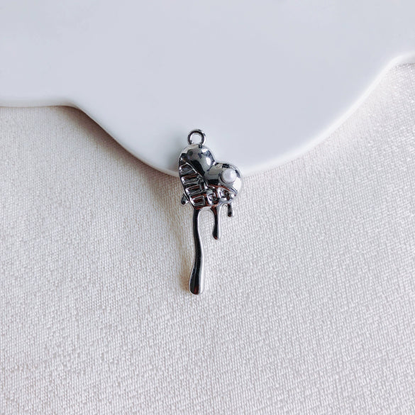 Alloy Electroplated Fresh Asymmetric Onepiece Lollipop Branch Earrings Jewelry Accessories
