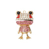 Alloy Electroplated Frog Shaped Diamond Jewelry Accessories For Female