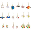 Alloy Electroplated Geometric Animal Style Women's Earrings