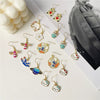 Alloy Electroplated Geometric Animal Style Women's Earrings