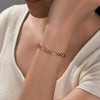Alloy Electroplated Geometric Bracelet Fashion Retro Style Jewelry For Women