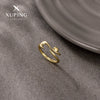 Alloy Electroplated Geometric Cat Open Adjustable Women's Niche Style Ring
