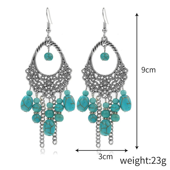 Alloy Electroplated Geometric Heart Earrings