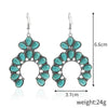Alloy Electroplated Geometric Heart Earrings