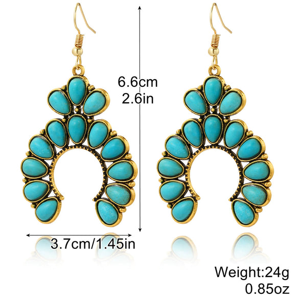 Alloy Electroplated Geometric Heart Earrings