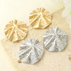 Alloy Electroplated Geometric Leaf Punk Style Women's Earrings