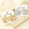 Alloy Electroplated Geometric Leaf Punk Style Women's Earrings