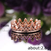 Alloy Electroplated Geometric Pattern Unisex Ring Jewelry Wholesale