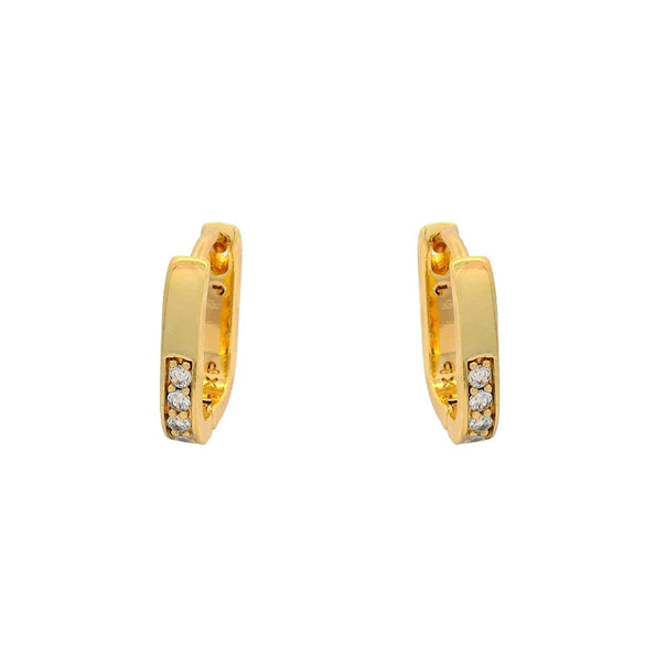 Alloy Electroplated Geometric Square Women's Earrings