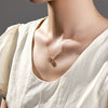 Alloy Electroplated Geometric Square Zircon Women's Necklace