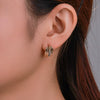 Alloy Electroplated Geometric Style Simple Earrings For Women