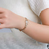 Alloy Electroplated Geometric Style Women's Bracelet Jewelry
