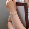 Alloy Electroplated Geometric Triangle Bracelet For Women
