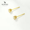 Alloy Electroplated Geometric Zircon Women's Earrings